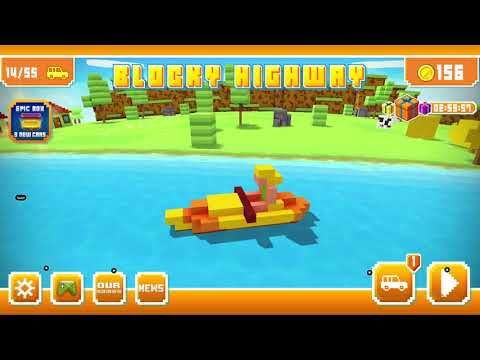 Video guide by ASL Android Games: Blocky Highway Level 66 #blockyhighway