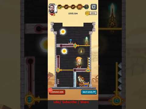 Video guide by Game the Chain: Pin Pull Level 304 #pinpull