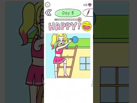 Video guide by puzzlesolver: Draw Happy Queen Level 1 #drawhappyqueen