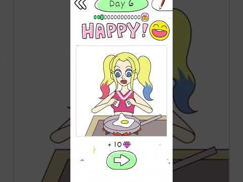 Video guide by DilePile: Draw Happy Queen Level 6 #drawhappyqueen