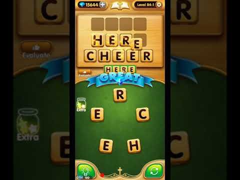 Video guide by ETPC EPIC TIME PASS CHANNEL: Bible Word Puzzle Chapter 84 - Level 1 #biblewordpuzzle
