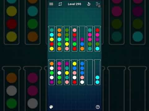 Video guide by Mobile games: Ball Sort Puzzle Level 290 #ballsortpuzzle