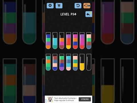 Video guide by ITA Gaming: Water Color Sort Level 794 #watercolorsort