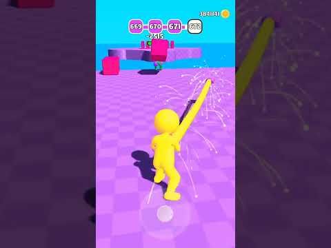 Video guide by Ronaldo Games: Curvy Punch 3D Level 671 #curvypunch3d