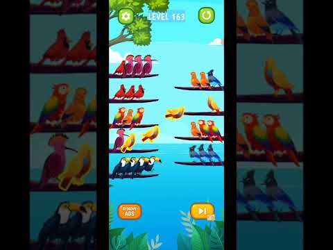 Video guide by Fazie Gamer: Bird Sort Puzzle Level 163 #birdsortpuzzle