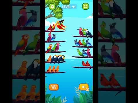 Video guide by Fazie Gamer: Bird Sort Puzzle Level 91 #birdsortpuzzle
