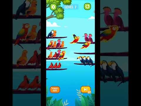Video guide by Fazie Gamer: Bird Sort Puzzle Level 7 #birdsortpuzzle