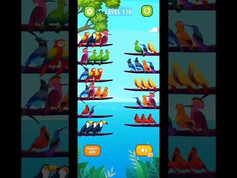 Video guide by Fazie Gamer: Bird Sort Puzzle Level 170 #birdsortpuzzle