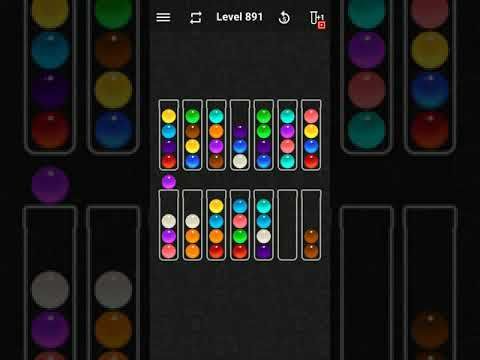 Video guide by justforfun: Ball Sort Color Water Puzzle Level 891 #ballsortcolor