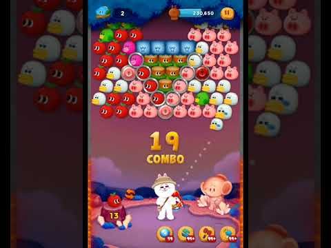 Video guide by 陳聖麟: LINE Bubble 2 Level 1202 #linebubble2