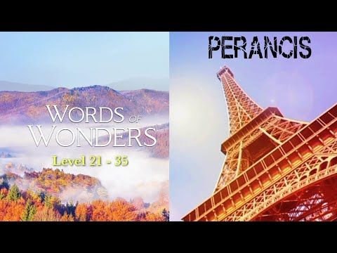 Video guide by Mister Blangkon Gaming: Words Of Wonders Level 21-35 #wordsofwonders