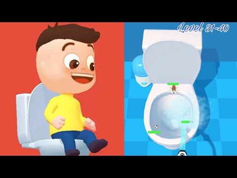 Video guide by Ok Level: Toilet Games 3D Level 31-40 #toiletgames3d