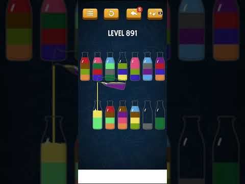 Video guide by Mobile games: Soda Sort Puzzle Level 891 #sodasortpuzzle