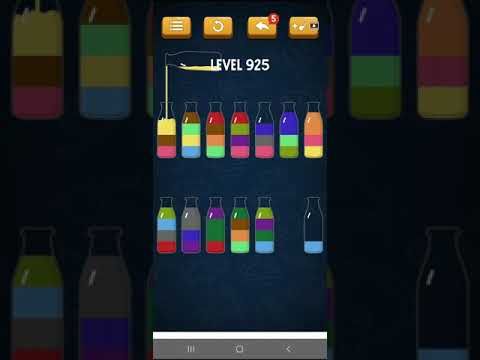Video guide by Mobile games: Soda Sort Puzzle Level 925 #sodasortpuzzle