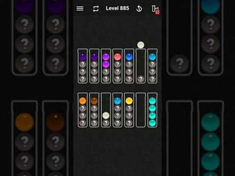 Video guide by justforfun: Ball Sort Color Water Puzzle Level 885 #ballsortcolor