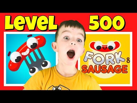 Video guide by Ima and Jessy: Fork N Sausage Level 500 #forknsausage