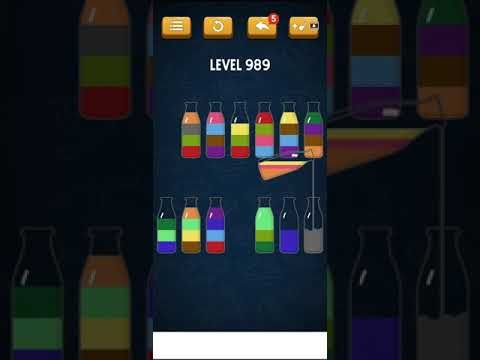Video guide by Mobile games: Soda Sort Puzzle Level 989 #sodasortpuzzle