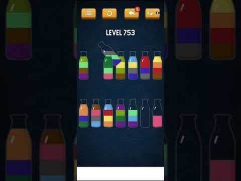 Video guide by Mobile games: Soda Sort Puzzle Level 753 #sodasortpuzzle