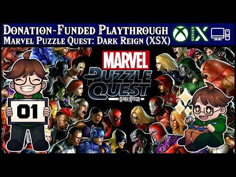 Video guide by Dwaggienite: Marvel Puzzle Quest: Dark Reign Level 01 #marvelpuzzlequest