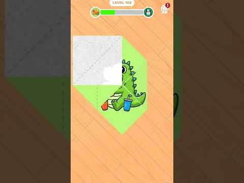 Video guide by hunt enemies gameplay: Paper Fold Level 102 #paperfold