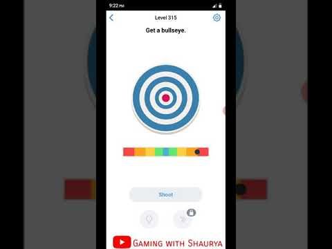 Video guide by Gaming with Shaurya: Bullseye! Level 315 #bullseye