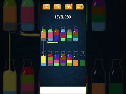 Video guide by Mobile games: Soda Sort Puzzle Level 983 #sodasortpuzzle