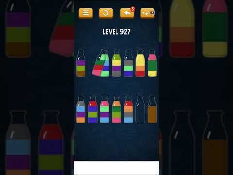 Video guide by Mobile games: Soda Sort Puzzle Level 927 #sodasortpuzzle