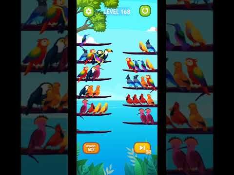 Video guide by Fazie Gamer: Bird Sort Puzzle Level 168 #birdsortpuzzle