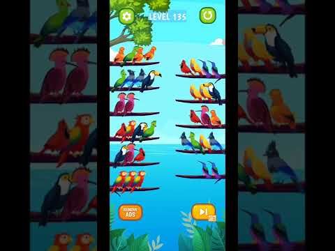 Video guide by Fazie Gamer: Bird Sort Puzzle Level 135 #birdsortpuzzle
