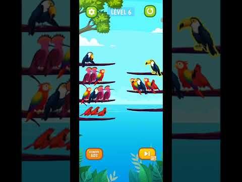 Video guide by Fazie Gamer: Bird Sort Puzzle Level 6 #birdsortpuzzle