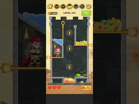 Video guide by SN gamers: Hero Rescue Level 443 #herorescue