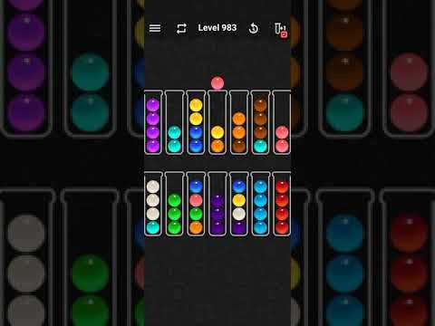 Video guide by justforfun: Ball Sort Color Water Puzzle Level 983 #ballsortcolor