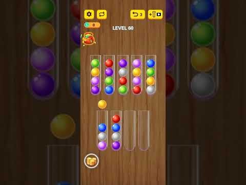 Video guide by Gaming ZAR Channel: Ball Sort Puzzle Level 60 #ballsortpuzzle
