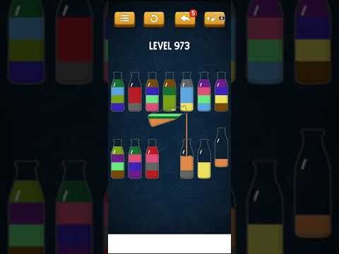 Video guide by Mobile games: Soda Sort Puzzle Level 973 #sodasortpuzzle