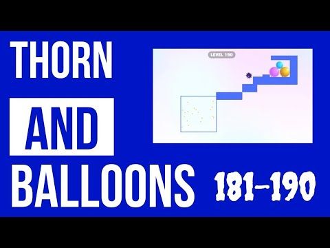 Video guide by Level Up Gaming: Thorn And Balloons Level 181 #thornandballoons