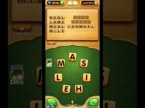 Video guide by ETPC EPIC TIME PASS CHANNEL: Bible Word Puzzle Chapter 85 - Level 6 #biblewordpuzzle