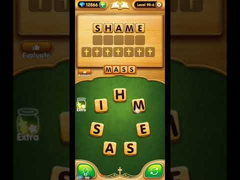 Video guide by ETPC EPIC TIME PASS CHANNEL: Bible Word Puzzle Chapter 98 - Level 6 #biblewordpuzzle