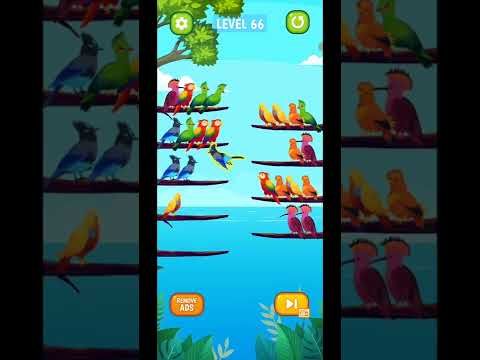 Video guide by Fazie Gamer: Bird Sort Puzzle Level 66 #birdsortpuzzle
