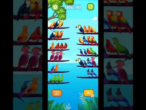 Video guide by Fazie Gamer: Bird Sort Puzzle Level 147 #birdsortpuzzle