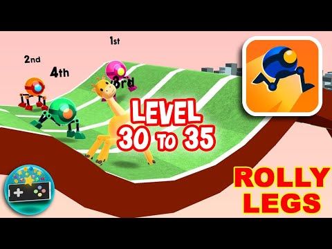 Video guide by Mobile Games: Rolly Legs Level 30-35 #rollylegs