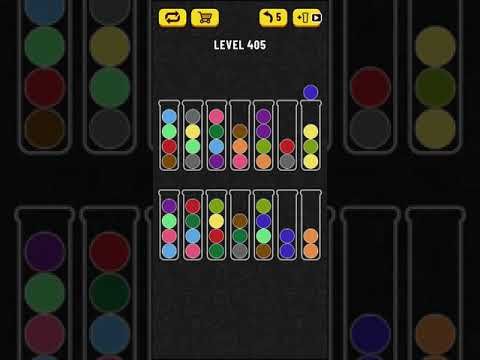 Video guide by Mobile games: Ball Sort Puzzle Level 405 #ballsortpuzzle