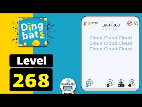 Video guide by BrainGameTips: Dingbats! Level 268 #dingbats