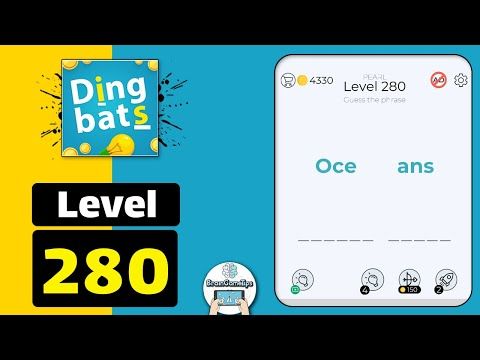 Video guide by BrainGameTips: Dingbats! Level 280 #dingbats