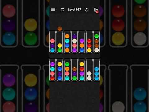 Video guide by justforfun: Ball Sort Color Water Puzzle Level 927 #ballsortcolor