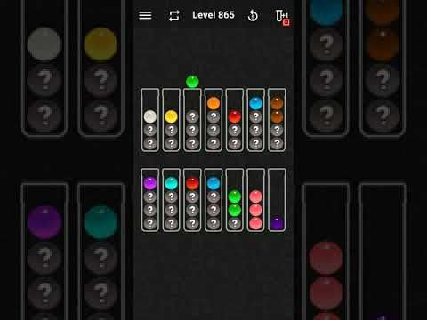 Video guide by justforfun: Ball Sort Color Water Puzzle Level 865 #ballsortcolor