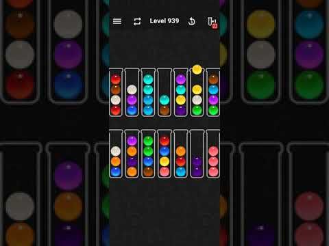 Video guide by justforfun: Ball Sort Color Water Puzzle Level 939 #ballsortcolor