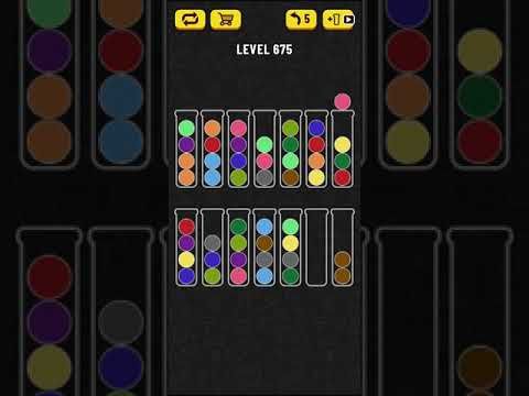 Video guide by Mobile games: Ball Sort Puzzle Level 675 #ballsortpuzzle