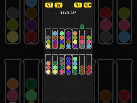 Video guide by Mobile games: Ball Sort Puzzle Level 497 #ballsortpuzzle