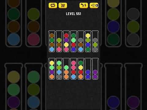 Video guide by Mobile games: Ball Sort Puzzle Level 551 #ballsortpuzzle