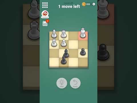 Video guide by Game Smarter : Pocket Chess Level 45 #pocketchess